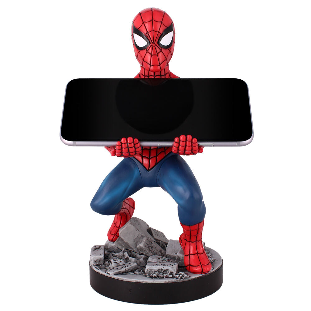 Imagen de Cable Guy Soporte Sujecion Figura Spiderman Marvel 21Cm parte de nuestra colección en Espadas y más, sitio oficial.
