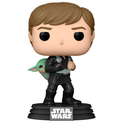 Imagen 2 de Figura Pop Star Wars El Libro De Boba Fett 2 Luke Skywalker & Grogu