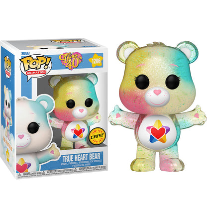 Imagen 4 de Pack 6 Figuras Pop Care Bears 40Th Anniversary True Heart Bear 5 + 1 Chase