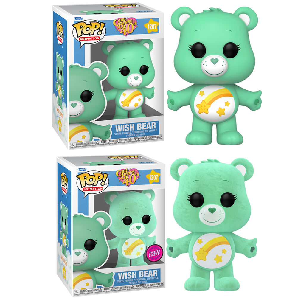 Imagen de Pack 6 Figuras Pop Care Bears 40Th Anniversary Wish Bear 5 + 1 Chase parte de nuestra colección en Espadas y más, sitio oficial.