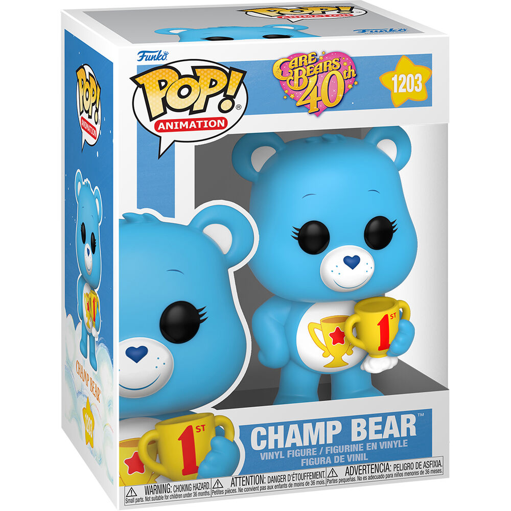 Imagen 1 de Figura Pop Care Bears 40Th Anniversary Champ Bear