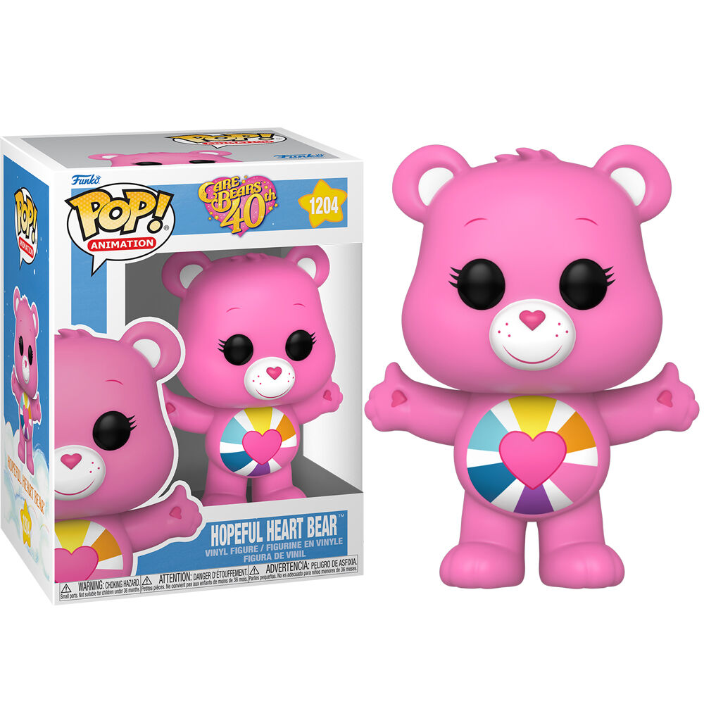Imagen 4 de Pack 6 Figuras Pop Care Bears 40Th Anniversary Hopeful Heart Bear 5 + 1 Chase