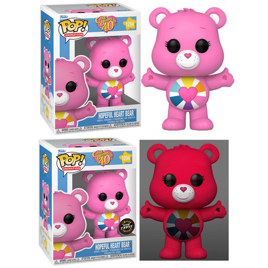 Imagen 1 de Pack 6 Figuras Pop Care Bears 40Th Anniversary Hopeful Heart Bear 5 + 1 Chase