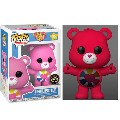 Imagen 5 de Pack 6 Figuras Pop Care Bears 40Th Anniversary Hopeful Heart Bear 5 + 1 Chase