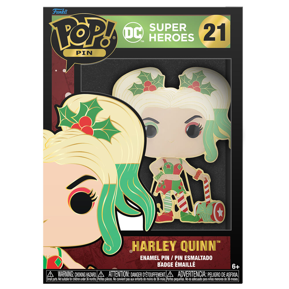 Imagen 1 de Pop Pin Dc Comics Harley Quinn 10Cm