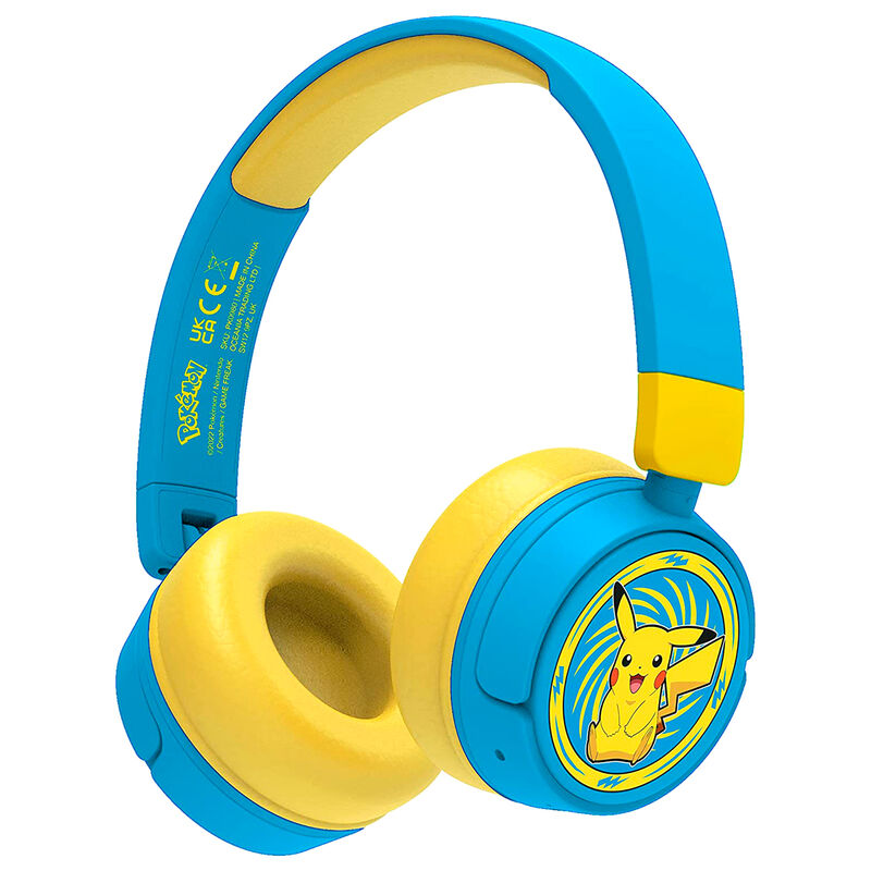 Imagen 1 de Auriculares Inalambricos Infantiles Pikachu Pokemon