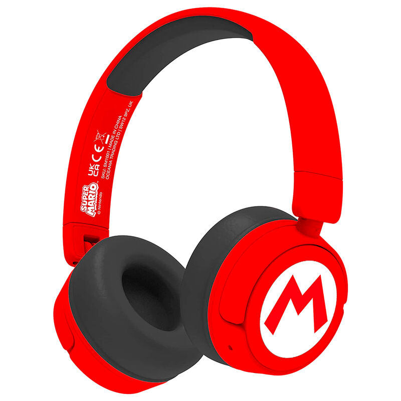 Imagen de Auriculares Inalambricos Infantiles Logo Super Mario Bros parte de nuestra colección en Espadas y más, sitio oficial.