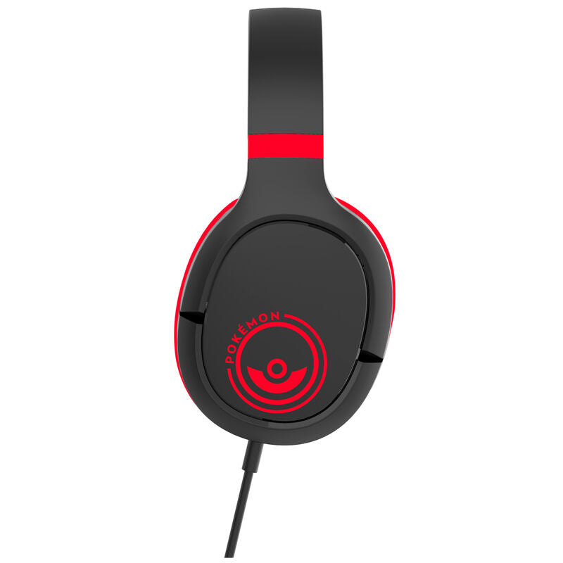 Imagen 3 de Auriculares Gaming Pokeball Black And Red Pokemon