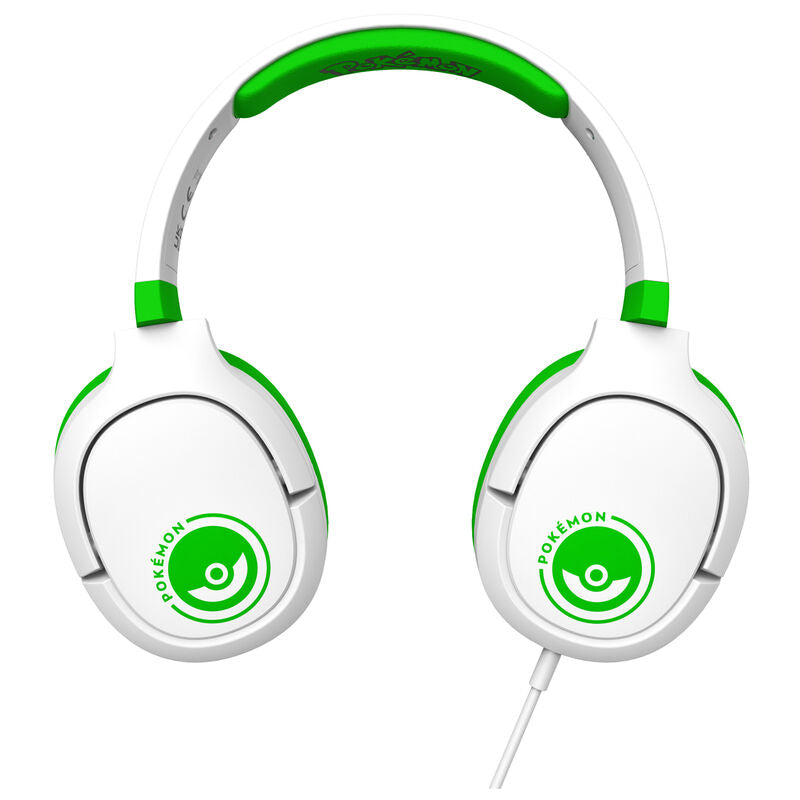 Imagen 3 de Auriculares Gaming Pokeball White And Green Pokemon