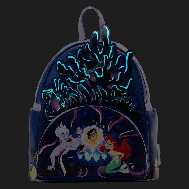 Imagen 2 de Mochila Ursula La Sirenita Disney Loungefly 26Cm