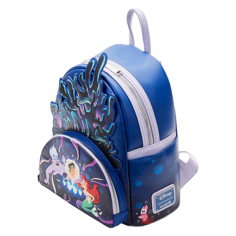 Imagen 3 de Mochila Ursula La Sirenita Disney Loungefly 26Cm