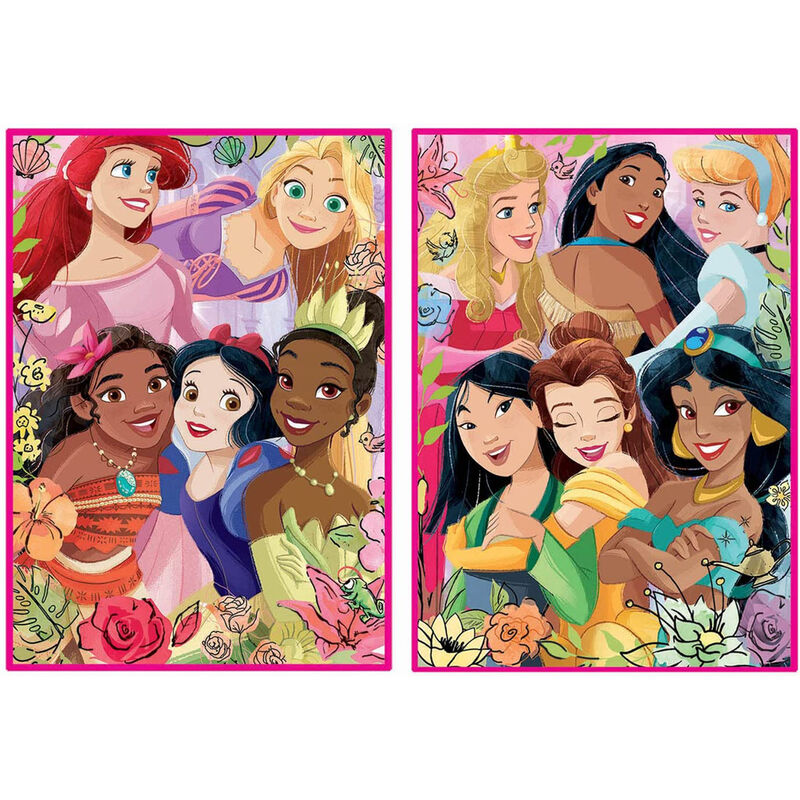 Imagen 2 de Puzzle Princesas Disney 2X500pzs