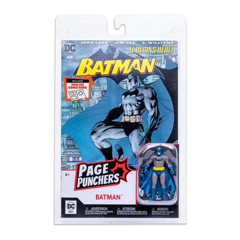 Imagen 1 de Figura Batman + Comic Batman Dc Comics 7Cm