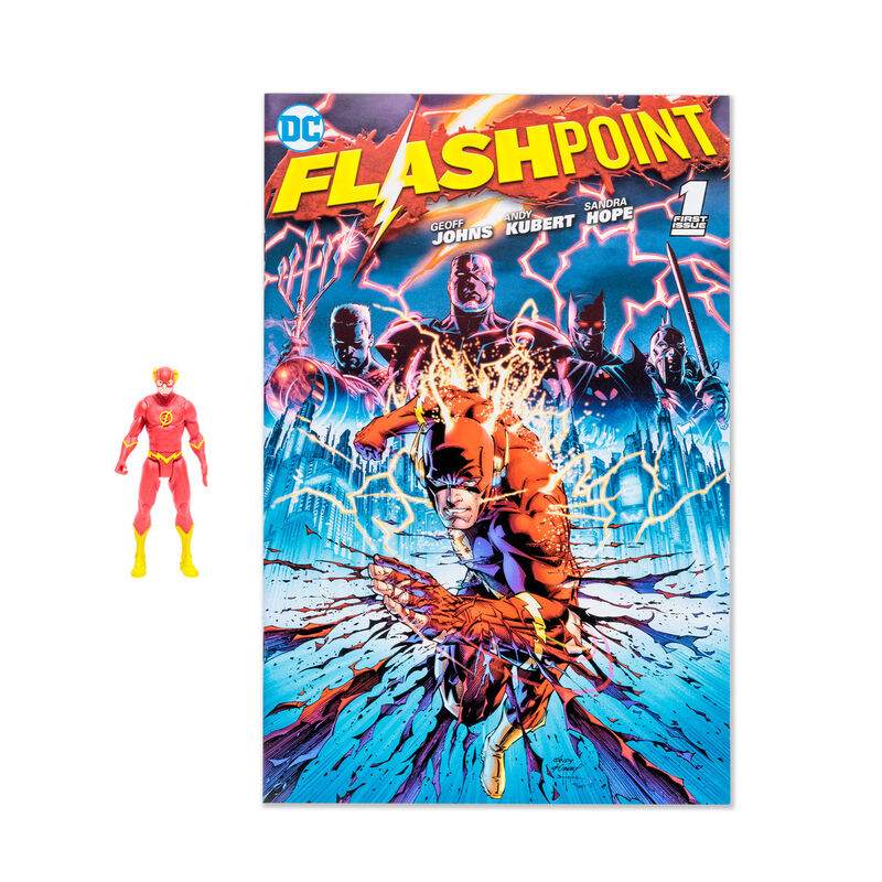 Imagen 4 de Figura The Flash + Comic Flashpoint Dc Comics 7Cm