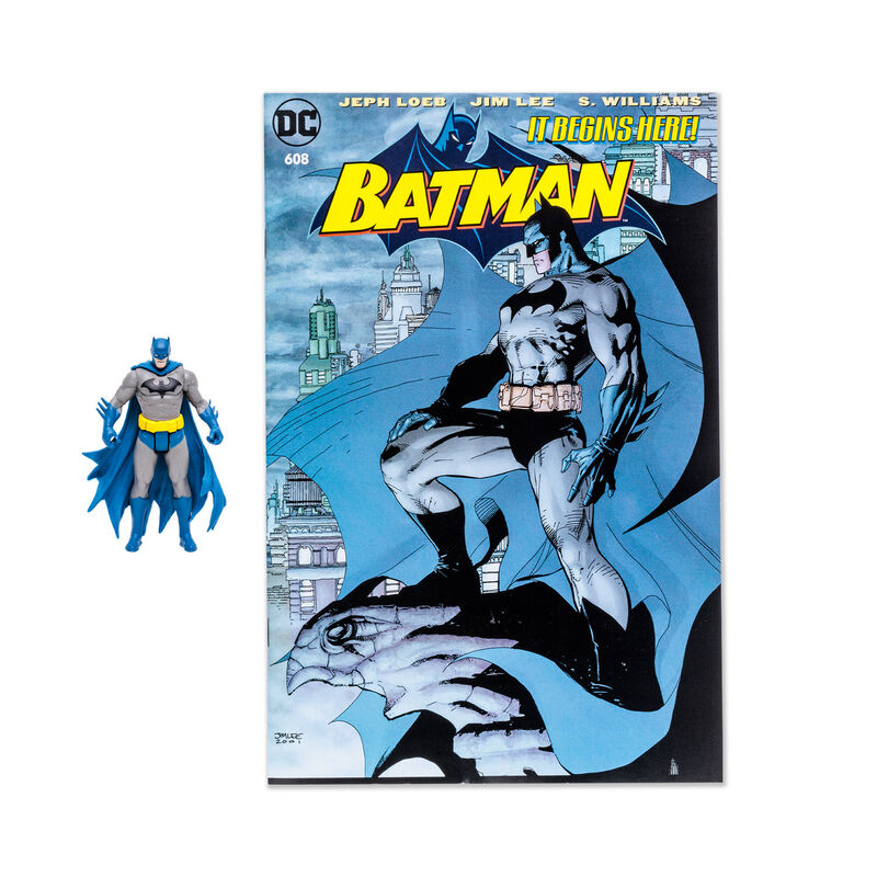 Imagen 4 de Figura Batman + Comic Batman Dc Comics 7Cm
