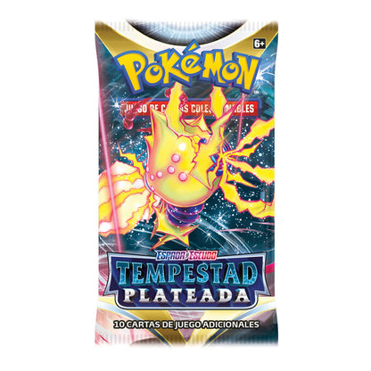 Imagen 2 de Expositor 36 Sobres Cartas Coleccionables Tempestad Plateada Espada Y Escudo Pokemon Español