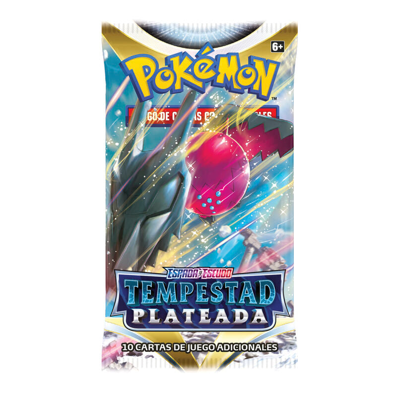 Imagen 3 de Expositor 36 Sobres Cartas Coleccionables Tempestad Plateada Espada Y Escudo Pokemon Español