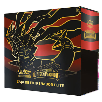 Imagen 4 de Estuche Juego Cartas Coleccionables Entrenador Origen Perdido Elite Espada Y Escudo Pokemon Español