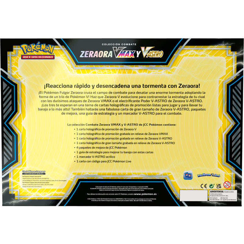 Imagen 4 de Pack 6 Blisters Juego Cartas Coleccionables Deoxys Vmax & Zeraora Vmax Pokemon Surtido Español