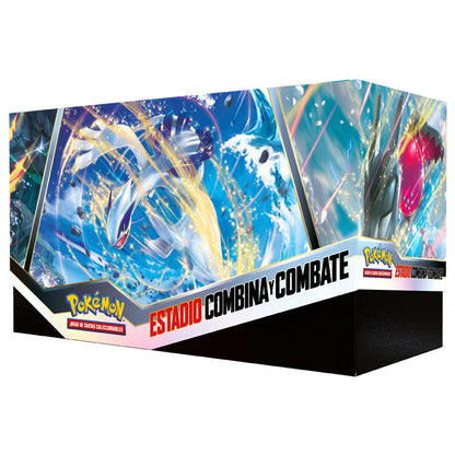 Imagen 3 - Estuche Juego Cartas Coleccionables Estadio Combina Y Combate Tempestad Plateada Pokemon Español