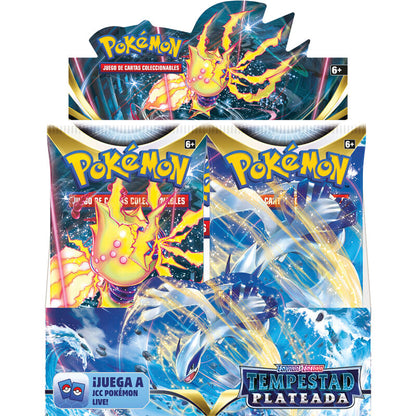 Imagen de Expositor 36 Sobres Cartas Coleccionables Tempestad Plateada Espada Y Escudo Pokemon Español parte de nuestra colección en Espadas y más, sitio oficial.