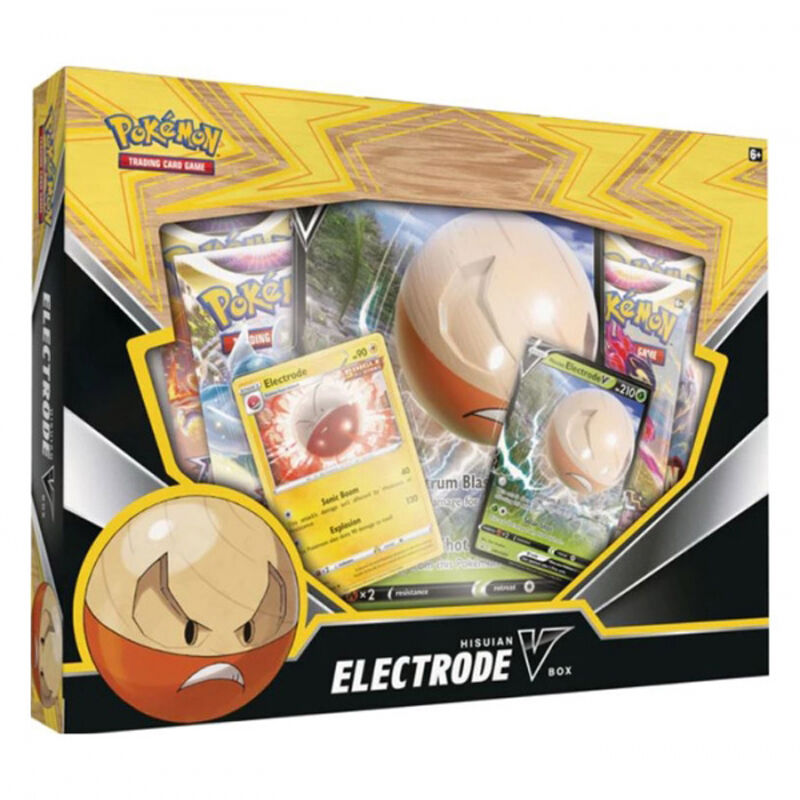 Imagen 3 de Blister Juego Cartas Coleccionables Electrode Hisui V Pokemon Español