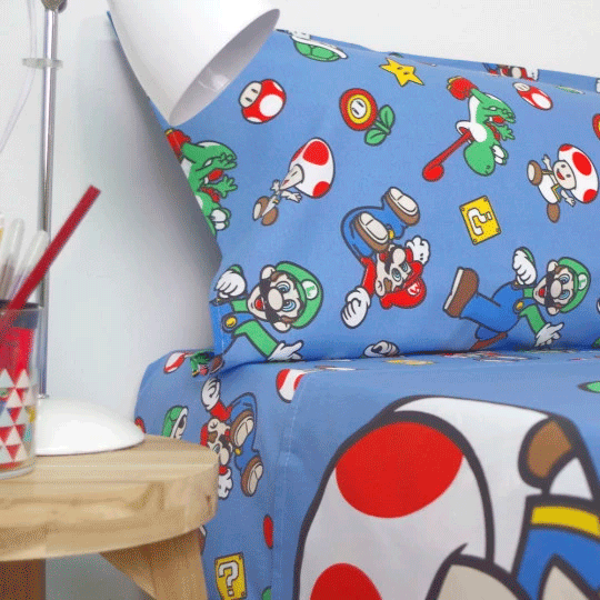 Imagen 2 de Juego Sabanas Super Mario Bros 90Cm