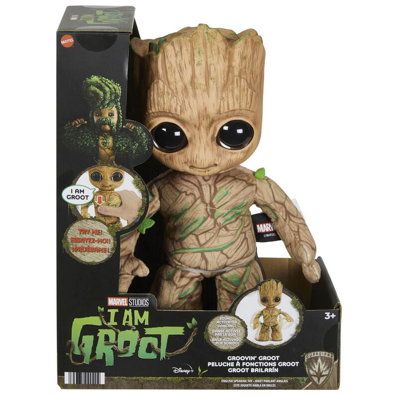 Imagen 1 - Peluche Bailon Groot - I Am Groot Marvel 28Cm