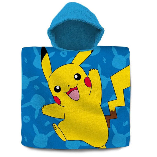 Imagen 1 de Poncho Toalla Pokemon Algodon