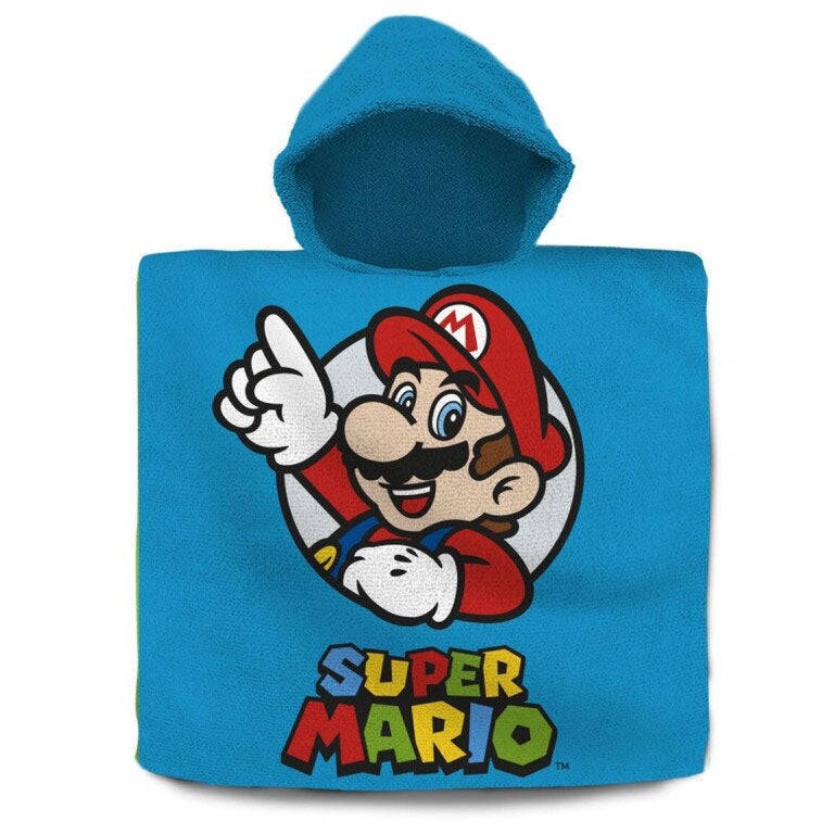 Imagen 1 de Poncho Toalla Super Mario Bros Algodon