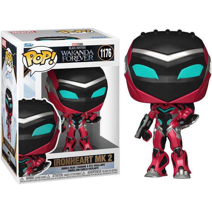 Imagen 2 de Figura Pop Marvel Black Panther Wakanda Forever Ironheart Mk2