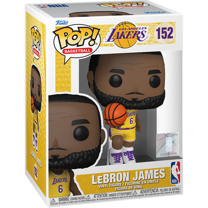 Imagen 1 de Figura Pop Nba Los Angeles Lakers Lebron James