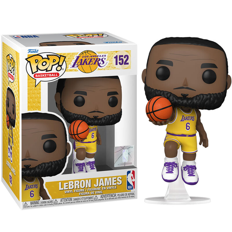 Imagen 2 de Figura Pop Nba Los Angeles Lakers Lebron James