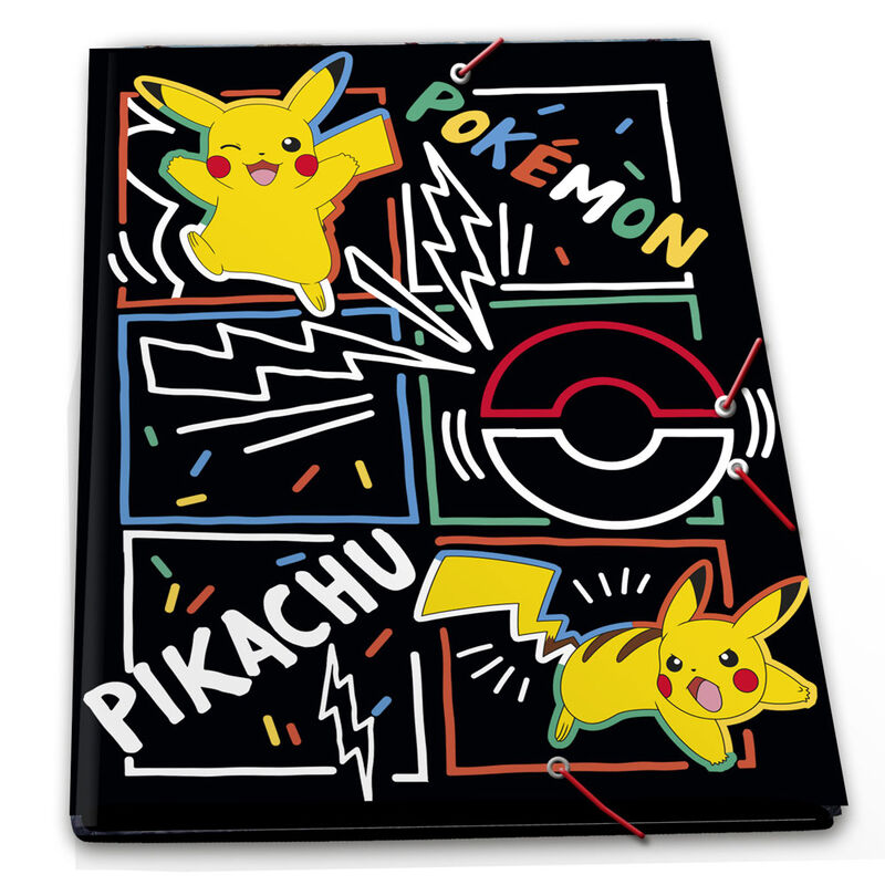 Imagen 1 de Carpeta A4 Pikachu Pokemon Solapas
