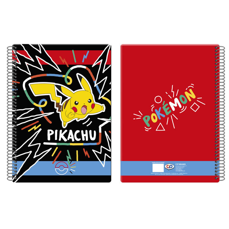 Imagen 1 de Cuaderno A4 Pikachu Pokemon