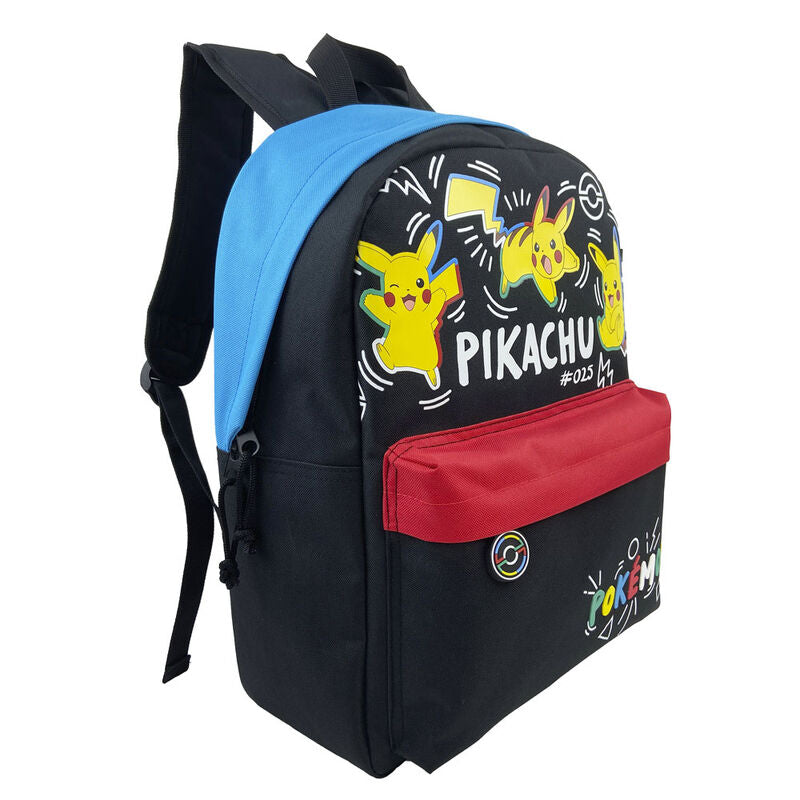 Imagen 2 de Mochila Pikachu Pokemon 40Cm Adaptable