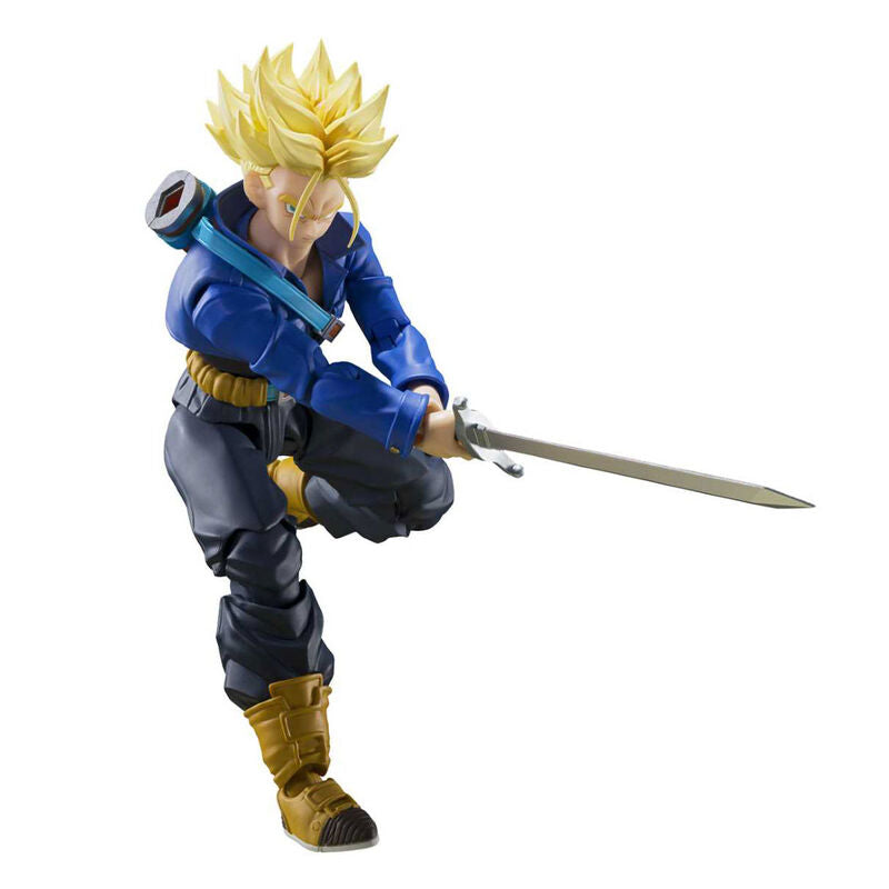 Imagen de Figura Sh Figuarts Super Saiyan Trunks The Boy From The Future Dragon Ball Z 14Cm parte de nuestra colección en Espadas y más, sitio oficial.