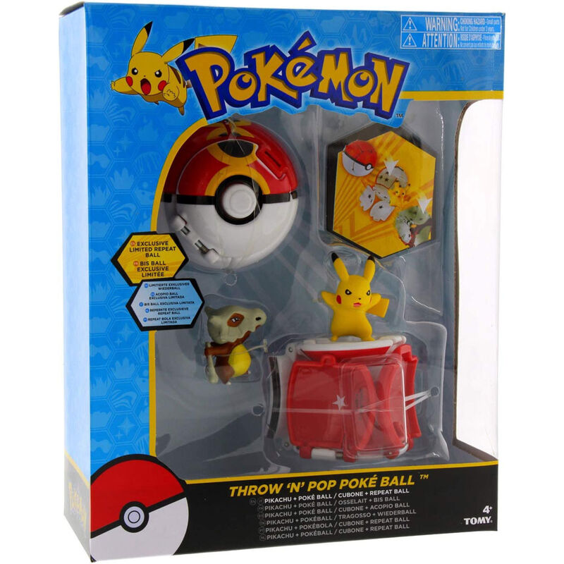 Imagen 1 de Blister Pokeball Pikachu + Cubone Pokemon