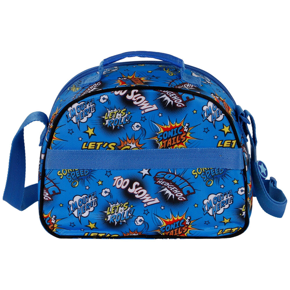 Imagen 3 de Bolsa Portameriendas 3D Lets Roll Sonic The Hedgehog