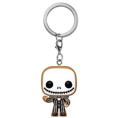 Imagen 2 de Llavero Pocket Pop Disney Pesadilla Antes De Navidad Jack Skellington Gingerbread Exclusive