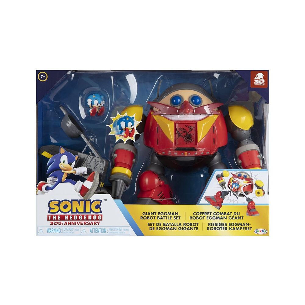 Imagen 8 de Playset Batalla Robot Gigante Eggman Contra Sonic Sonic The Hedgehog