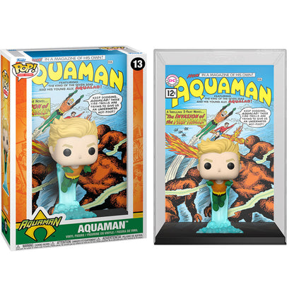 Imagen 2 de Figura Pop Comic Cover Dc Comics Aquaman