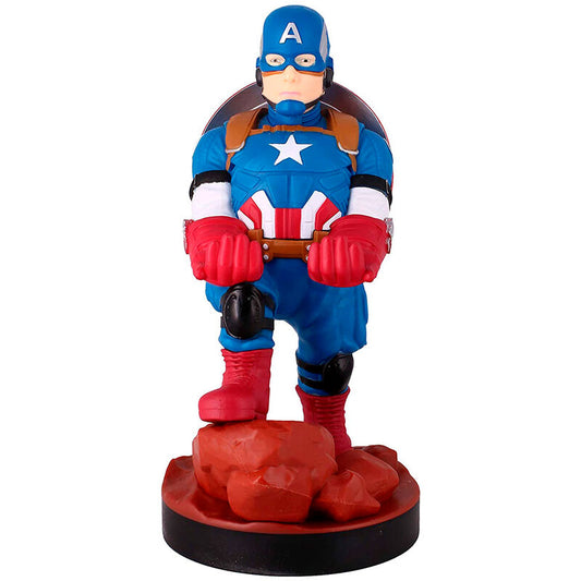 Imagen 1 de Cable Guy Soporte Sujecion Figura Capitan America Marvel 20Cm