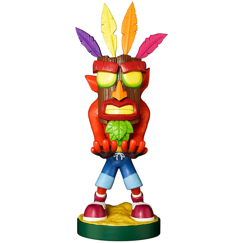 Imagen 1 - Cable Guy Soporte Sujecion Figura Aku Aku Crash Bandicoot 20Cm