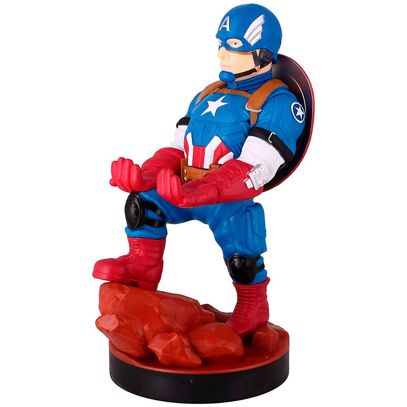 Imagen 2 de Cable Guy Soporte Sujecion Figura Capitan America Marvel 20Cm