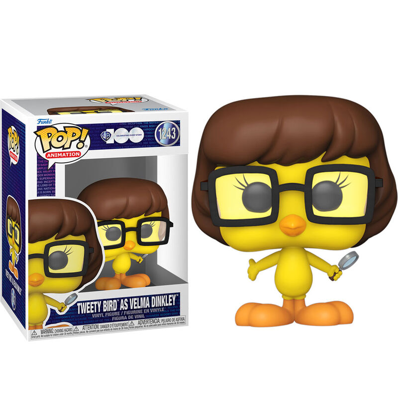 Imagen 2 de Figura Pop Looney Tunes Tweety Bird As Velma Dinkley