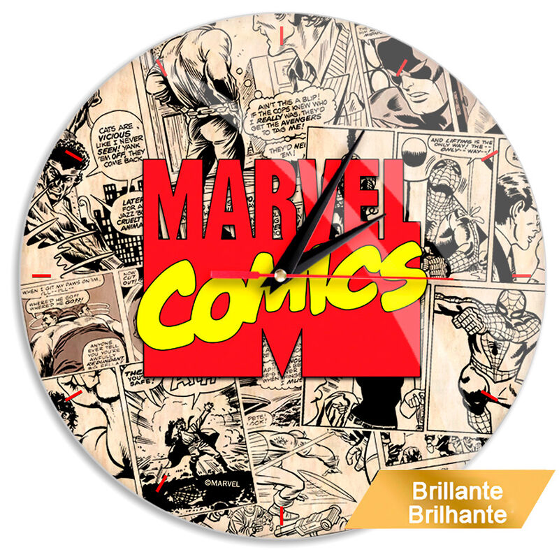 Imagen de Reloj Pared Marvel parte de nuestra colección en Espadas y más, sitio oficial.