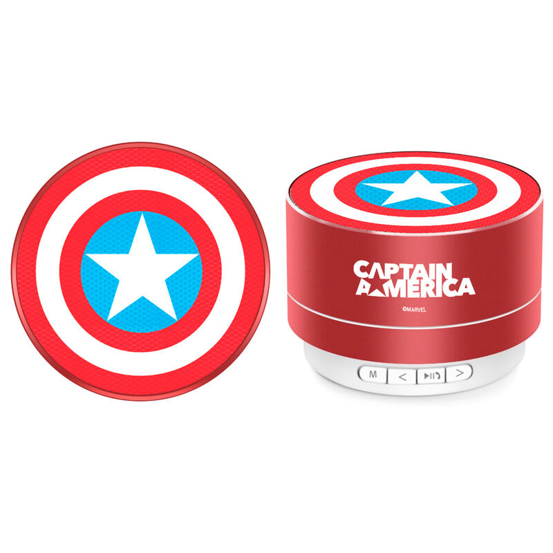 Imagen 1 de Altavoz Portatil Inalambrico Capitan America Marvel