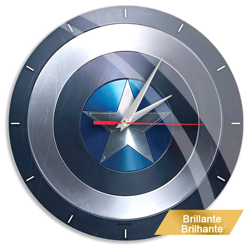 Imagen 1 - Reloj Pared Capitan America Marvel