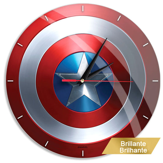 Imagen 1 de Reloj Pared Capitan America Marvel